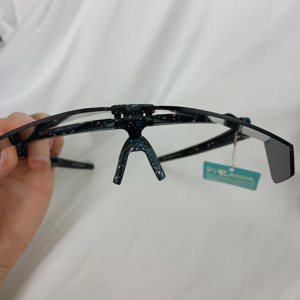 2/30$‎ Or 3/$35 PIRANHA NEW Blue Flip-Up Sunglasses (#718)(B)